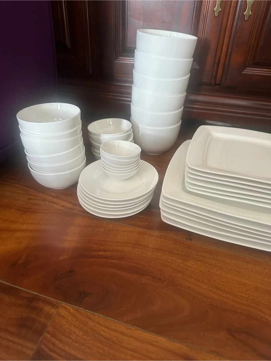 Gibson White Elements 42-Piece Dinnerware Set - photo 2