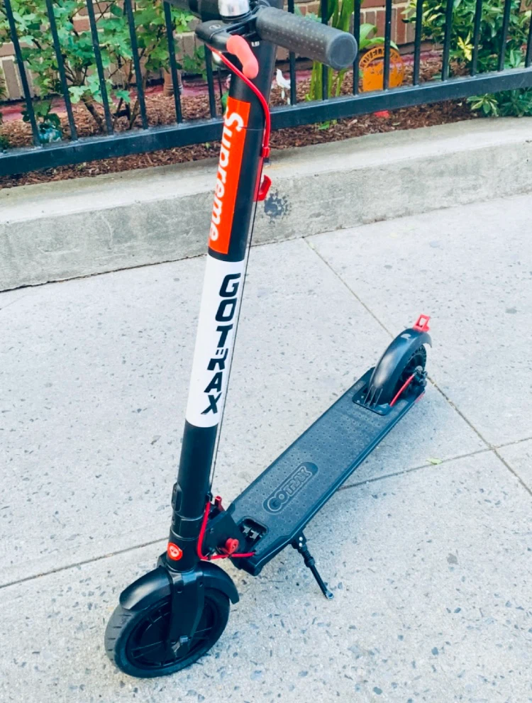 Gotrax Electric Scooter with Supreme run fast 22mph Decal