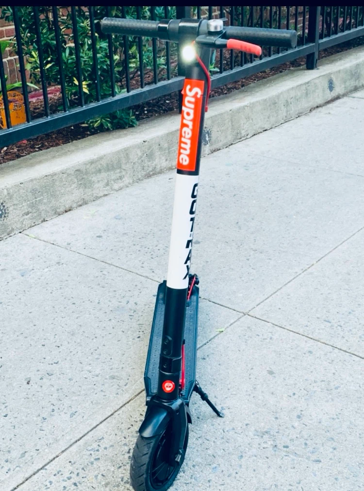 Gotrax Electric Scooter with Supreme run fast 22mph Decal - photo 3