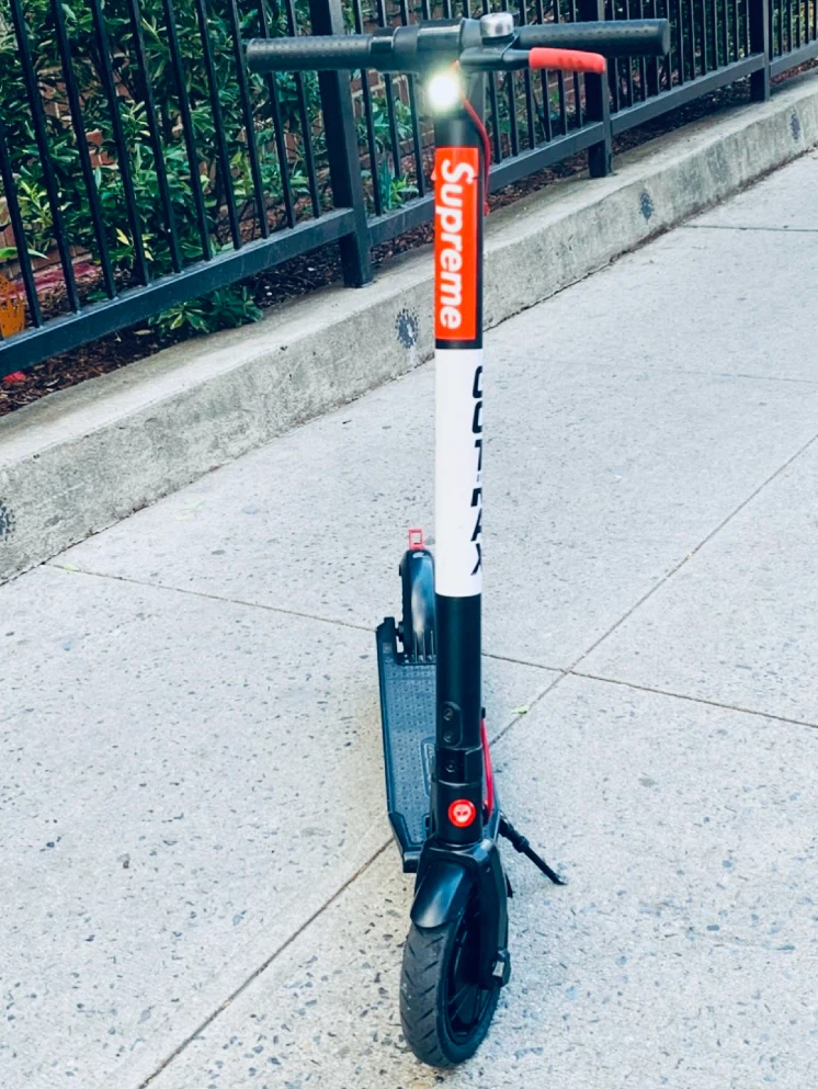 Gotrax Electric Scooter with Supreme run fast 22mph Decal - photo 5