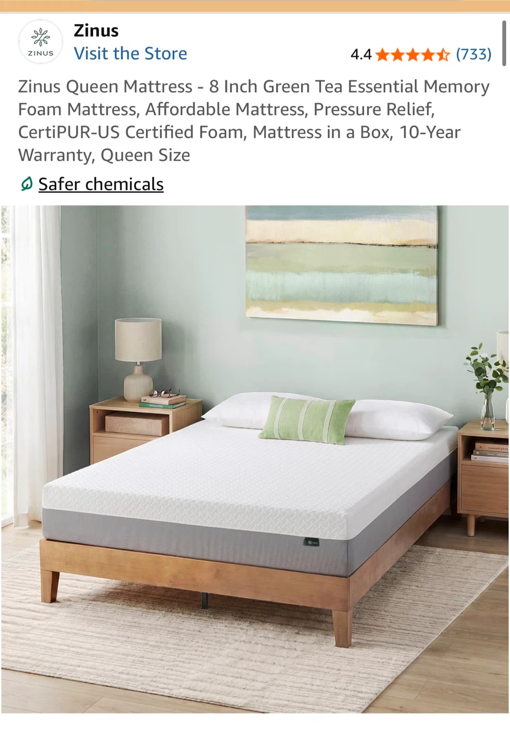 Zinus Queen Mattress