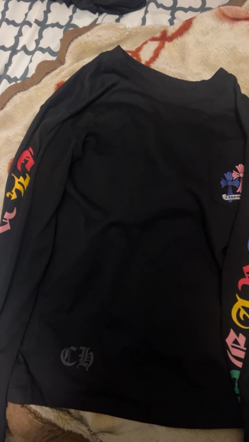 Chrome Hearts Multi-Color Long Sleeve T-Shirt