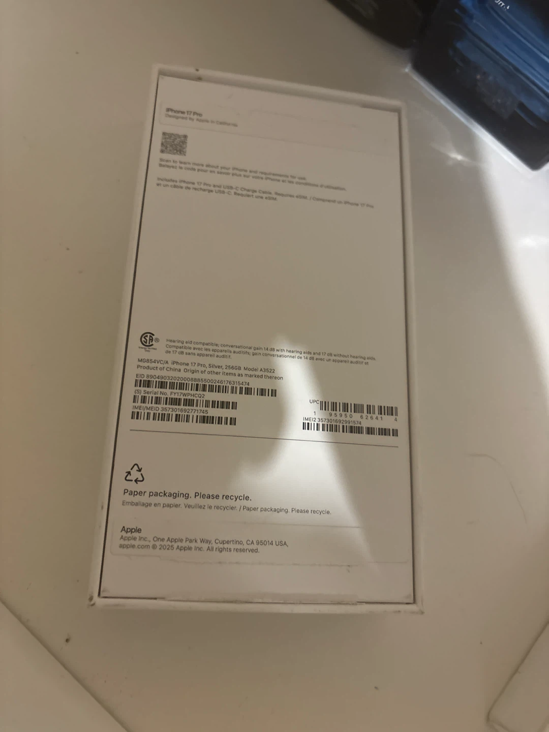 Apple iPhone 17 Pro 256GB Silver - photo 2