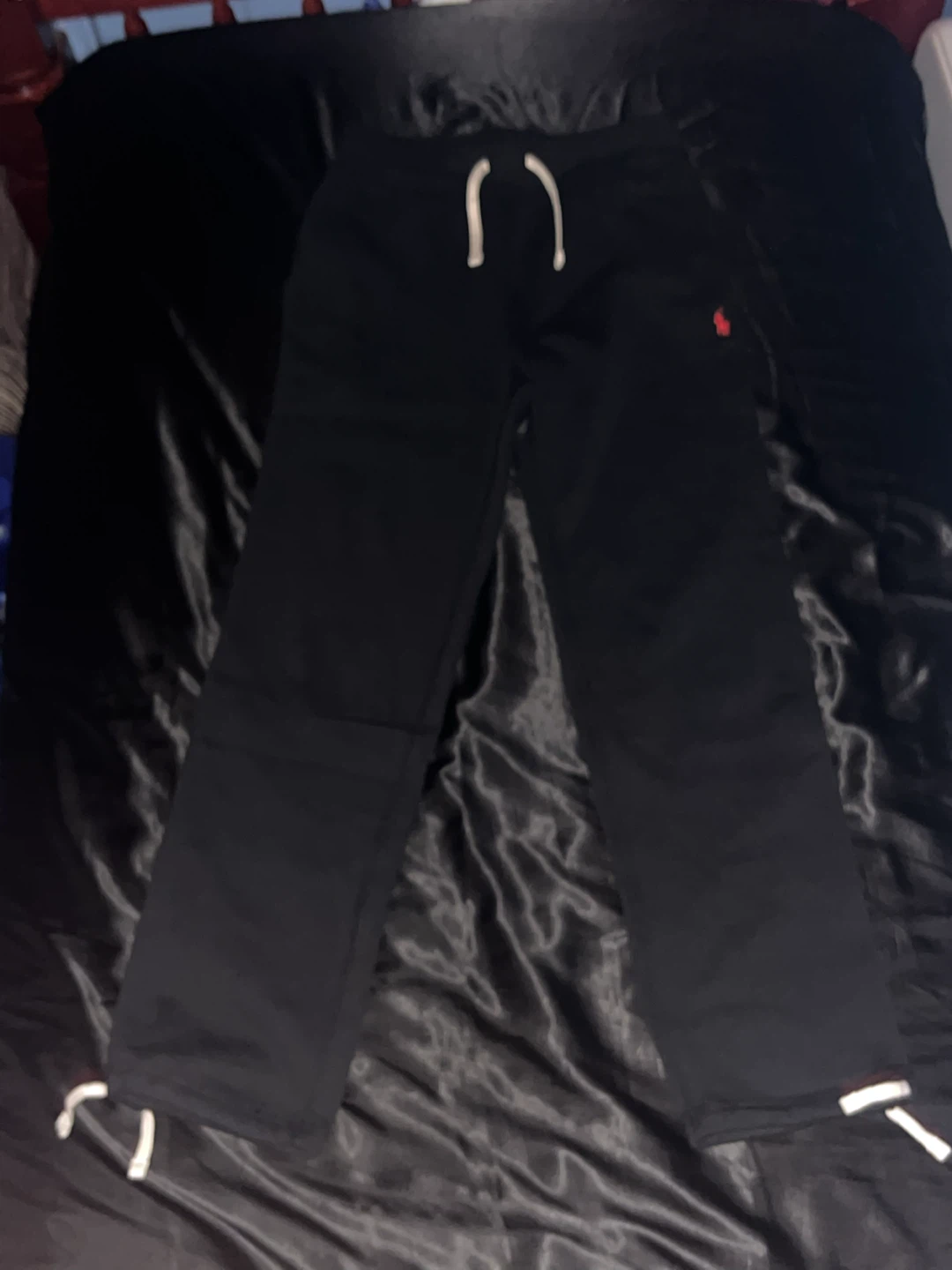 Polo Ralph Lauren Black Zip-Up Hoodie and Sweatpants Set - photo 2