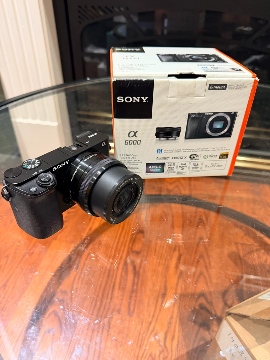 Sony a6000 Mirrorless Camera + 16–50mm OSS Lens – New Open Box