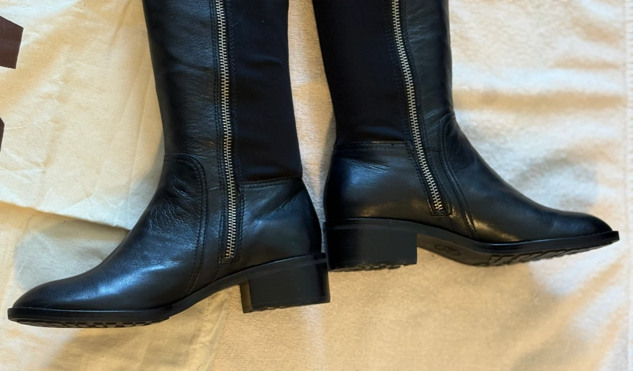 NWOT Michael Kors Black Leather Boots