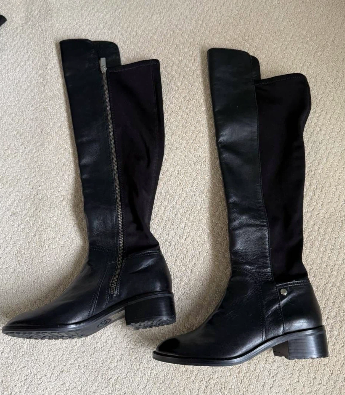 NWOT Michael Kors Black Leather Boots - photo 3