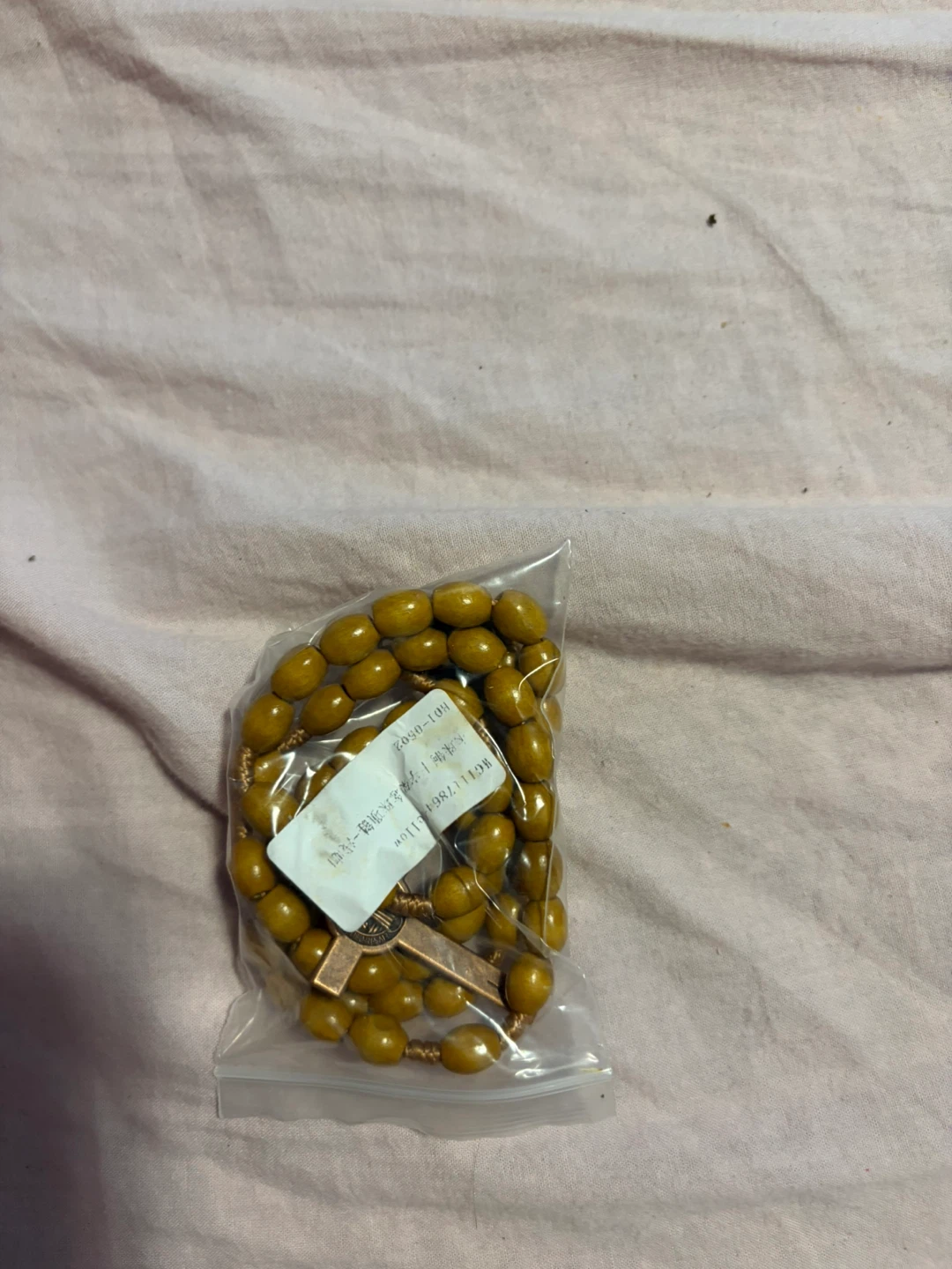 Wooden Bead Rosary