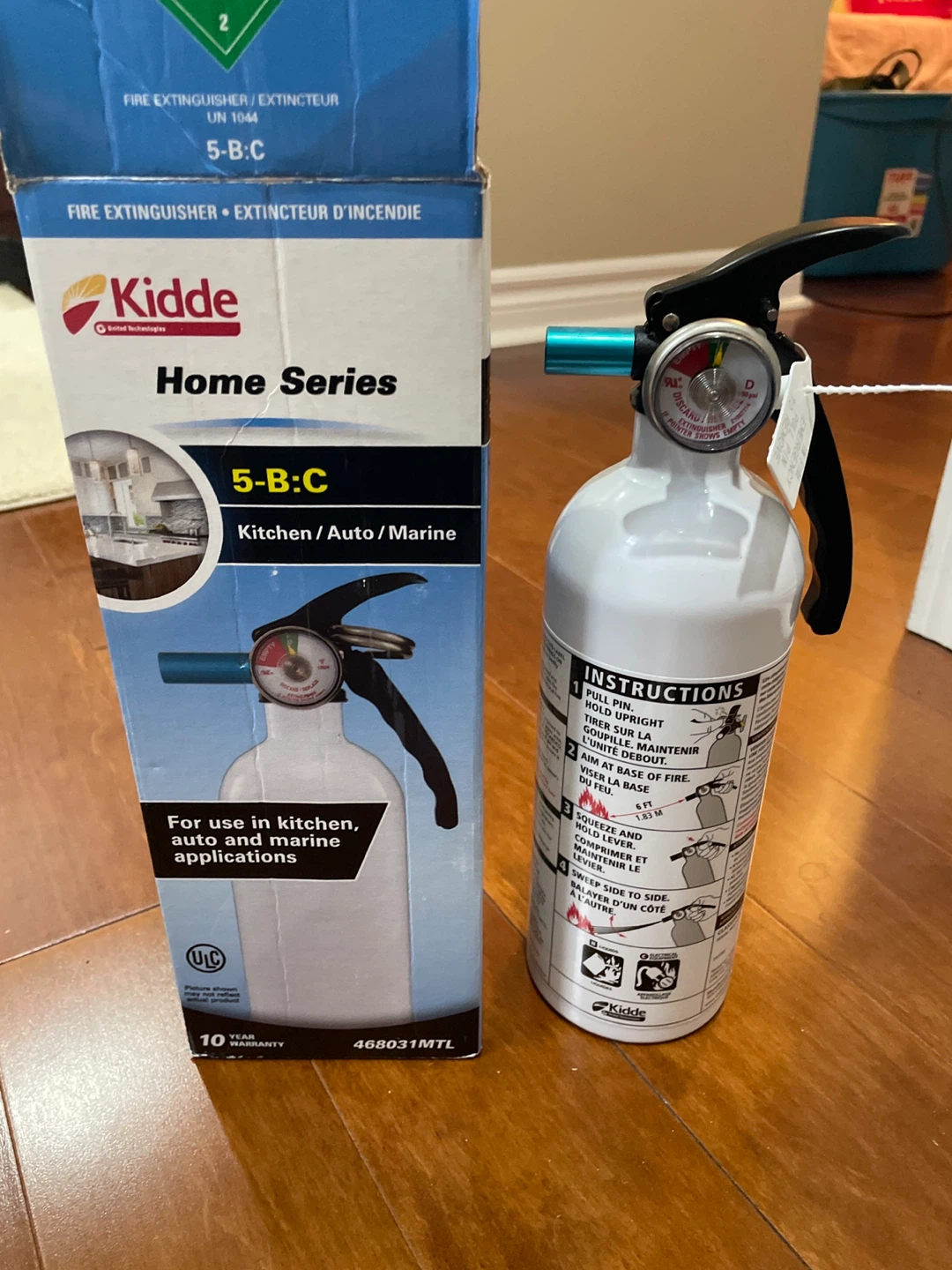 Kidde Home Series Fire Extinguisher 5-B:C
