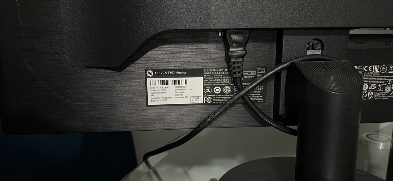 HP V27i FHD Monitor