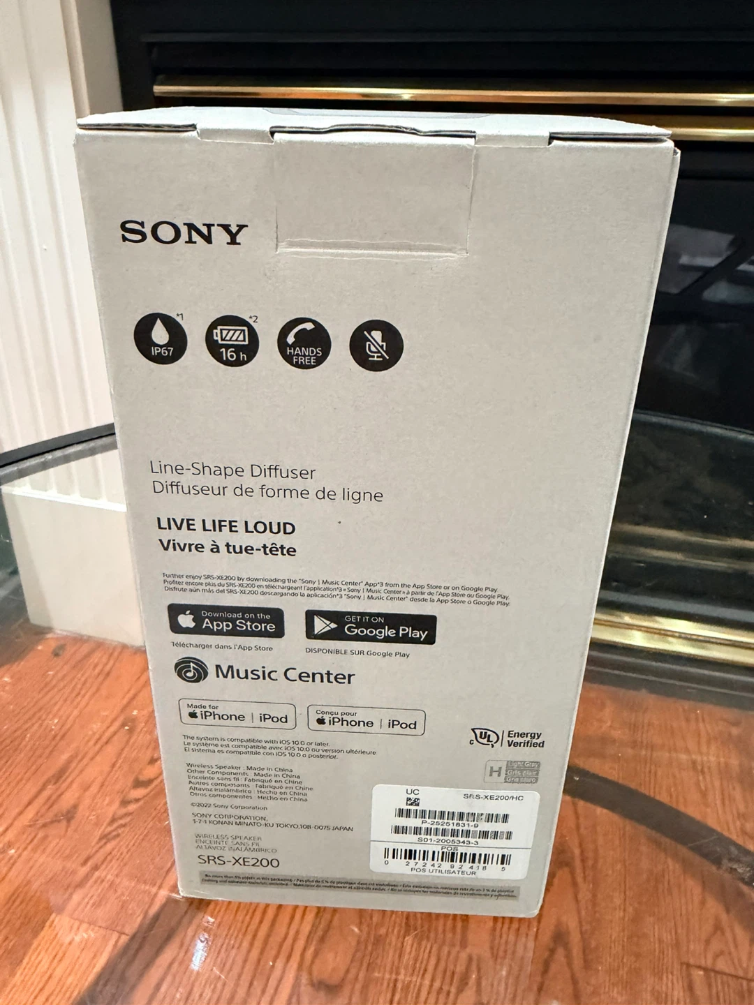 Sony SRS-XE200 Bluetooth Speaker – Light Gray – New Open Box - photo 3