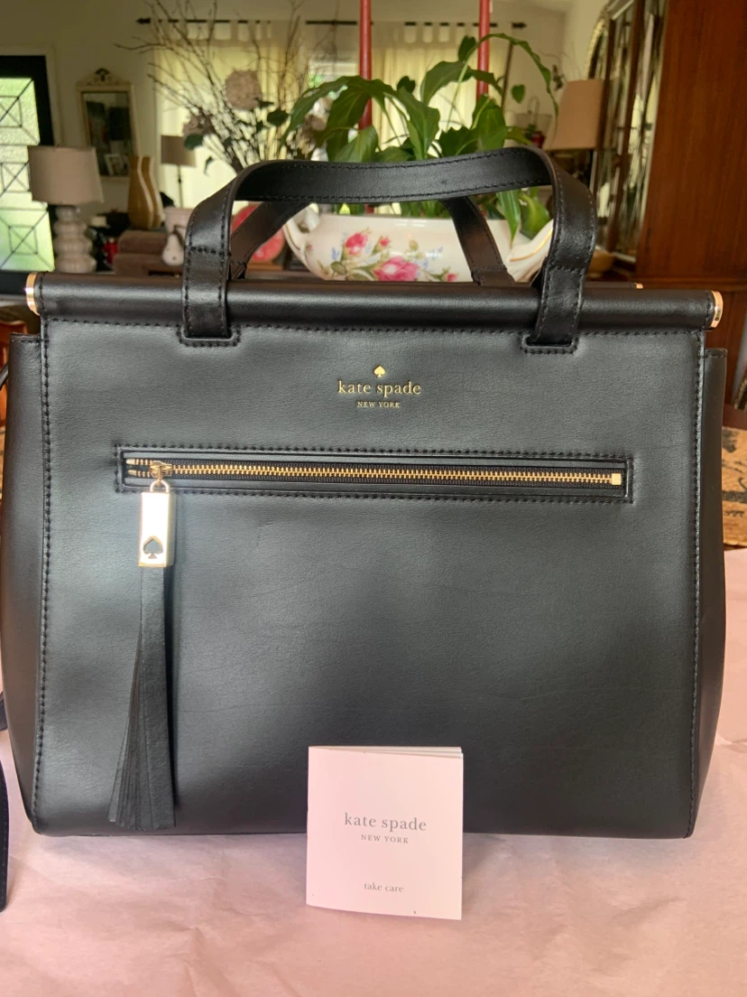 Kate Spade New York Black Leather Handbag