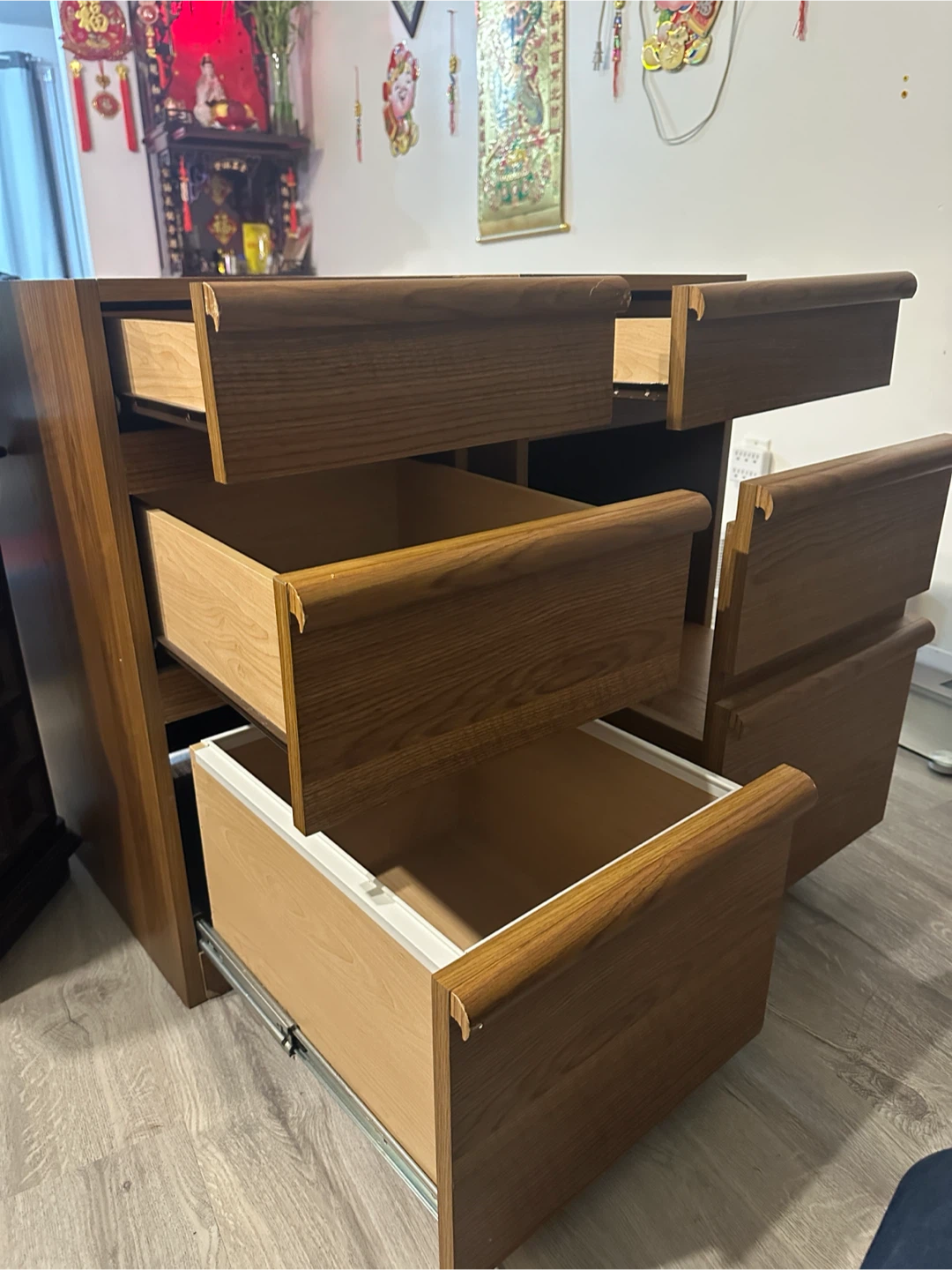 Wood Grain Multi-Drawer Storage Unit - photo 2