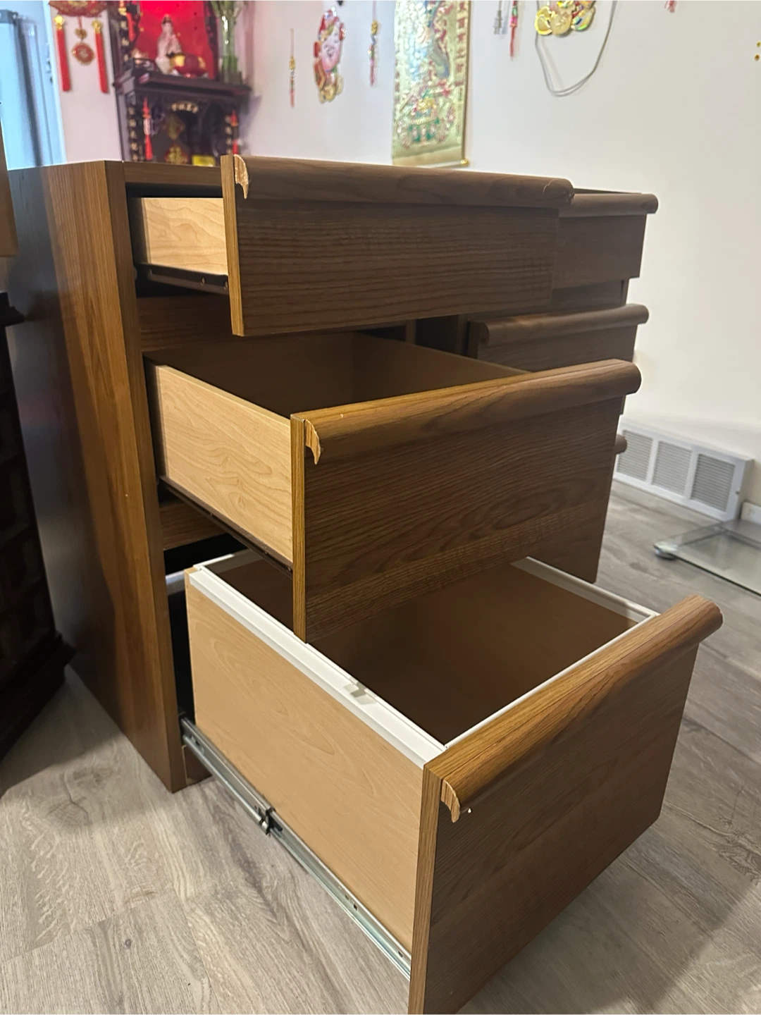 Wood Grain Multi-Drawer Storage Unit - photo 3