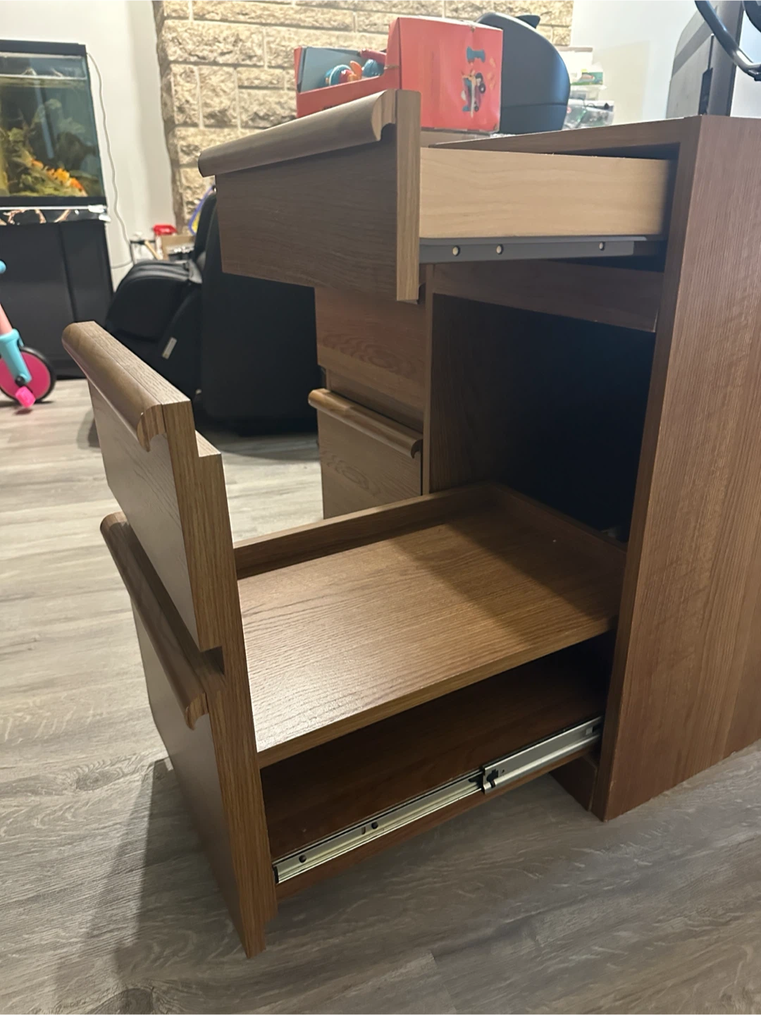 Wood Grain Multi-Drawer Storage Unit - photo 4