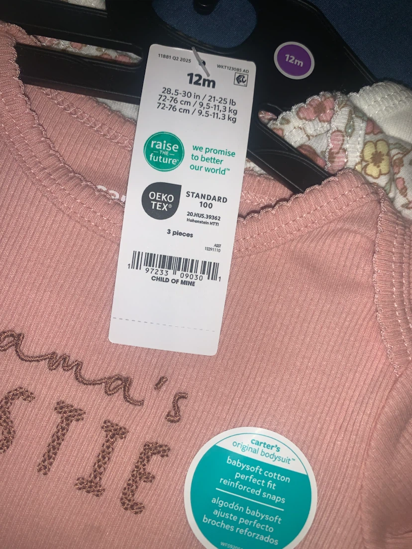 12M Baby girl bodysuits