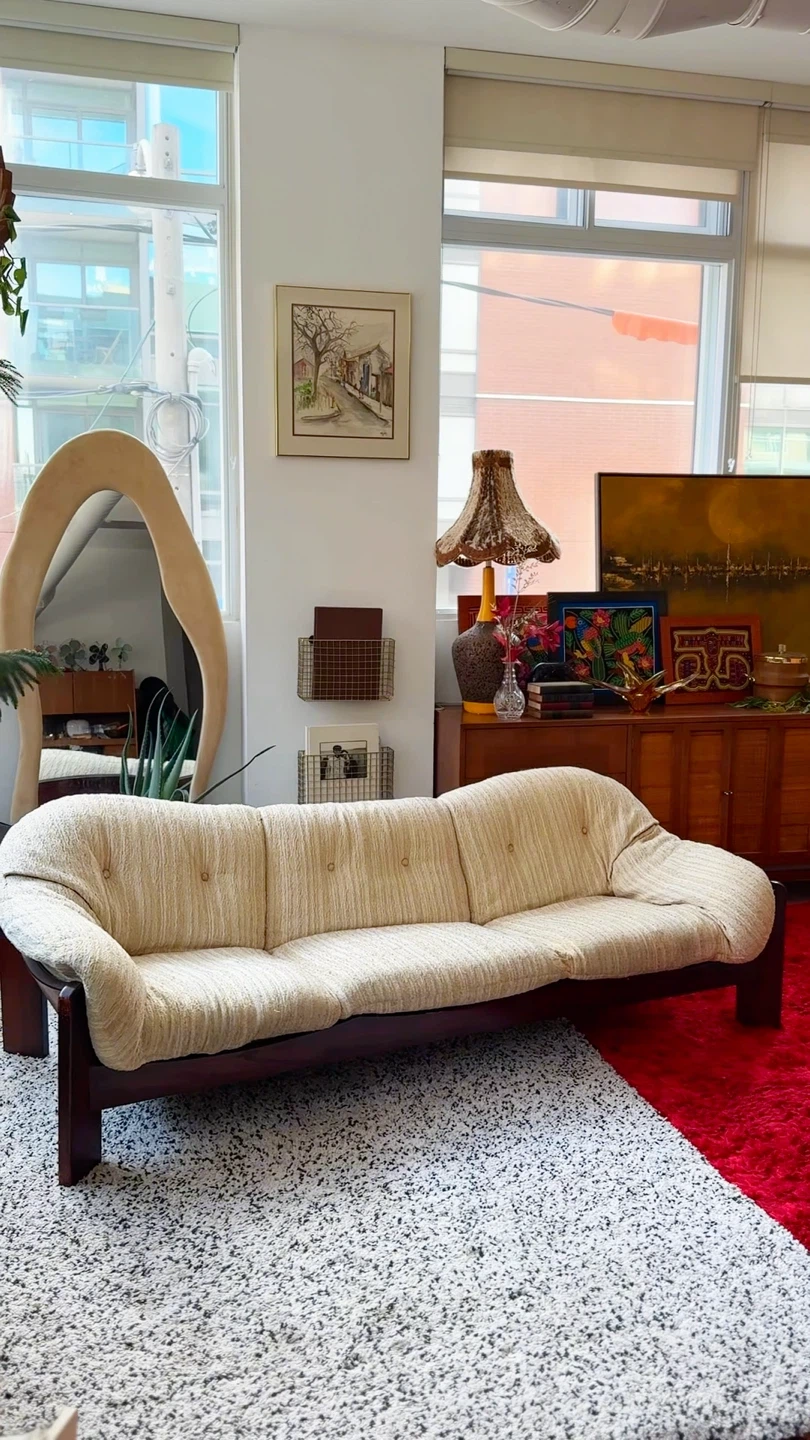 70s Vintage Rosewood Sofa from Art Shoppe | Percival Lafer Style