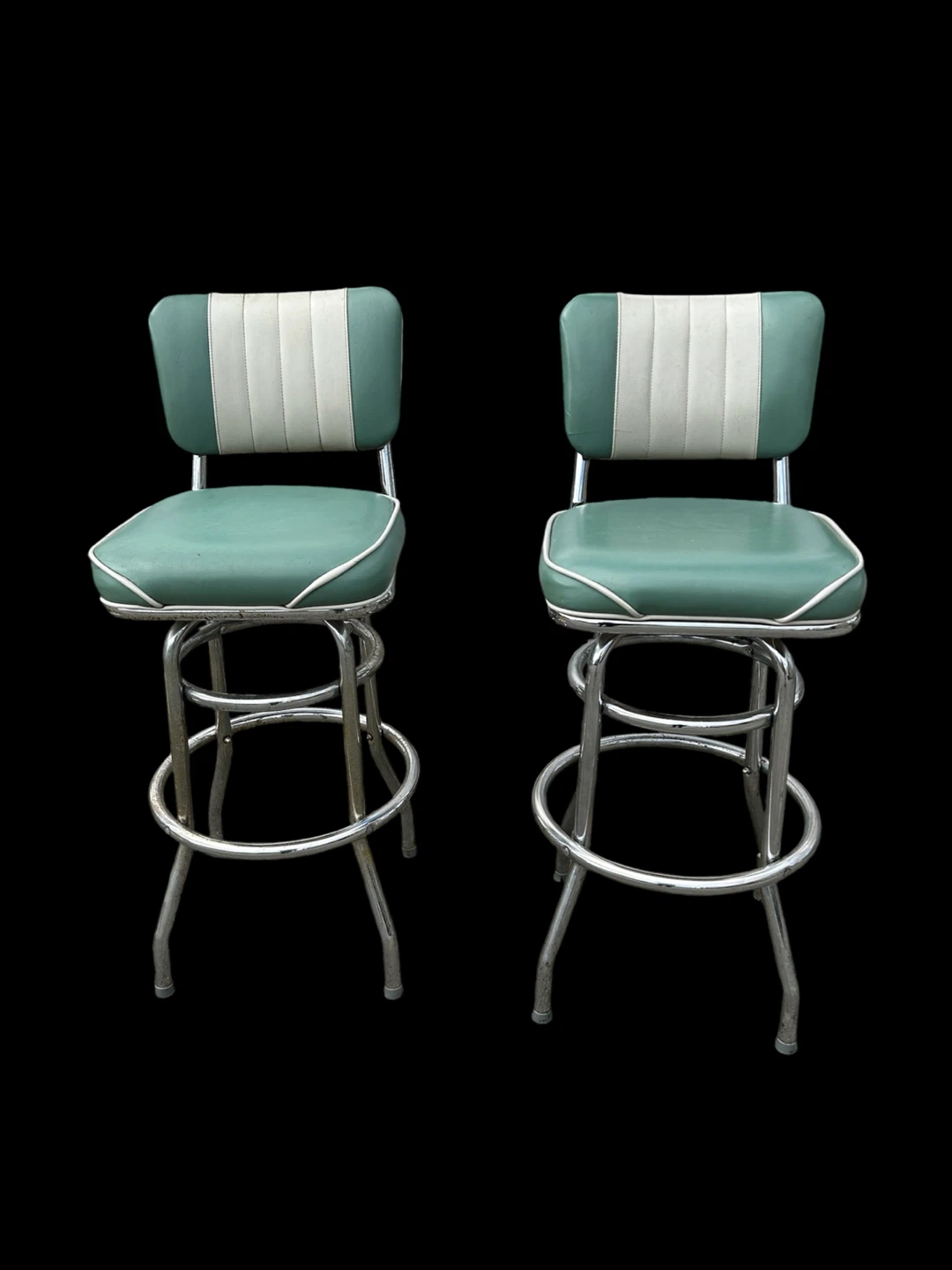 2 Retro 1946 Diner Bar Stools