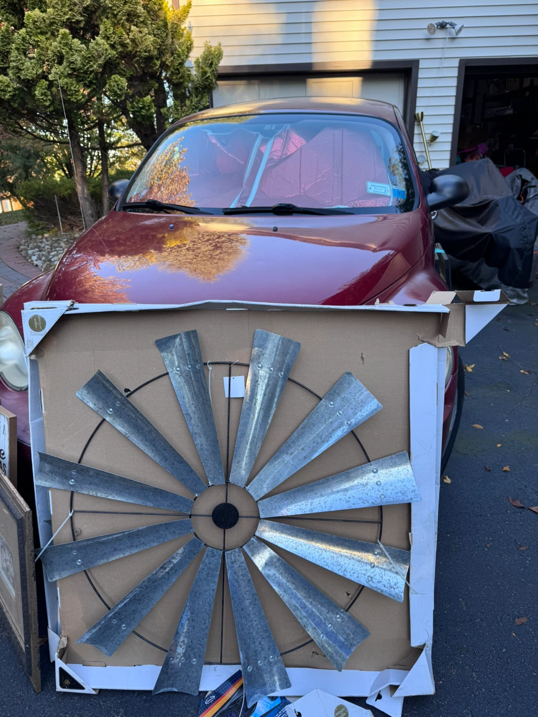 Metal Windmill Wall Decor - photo 2