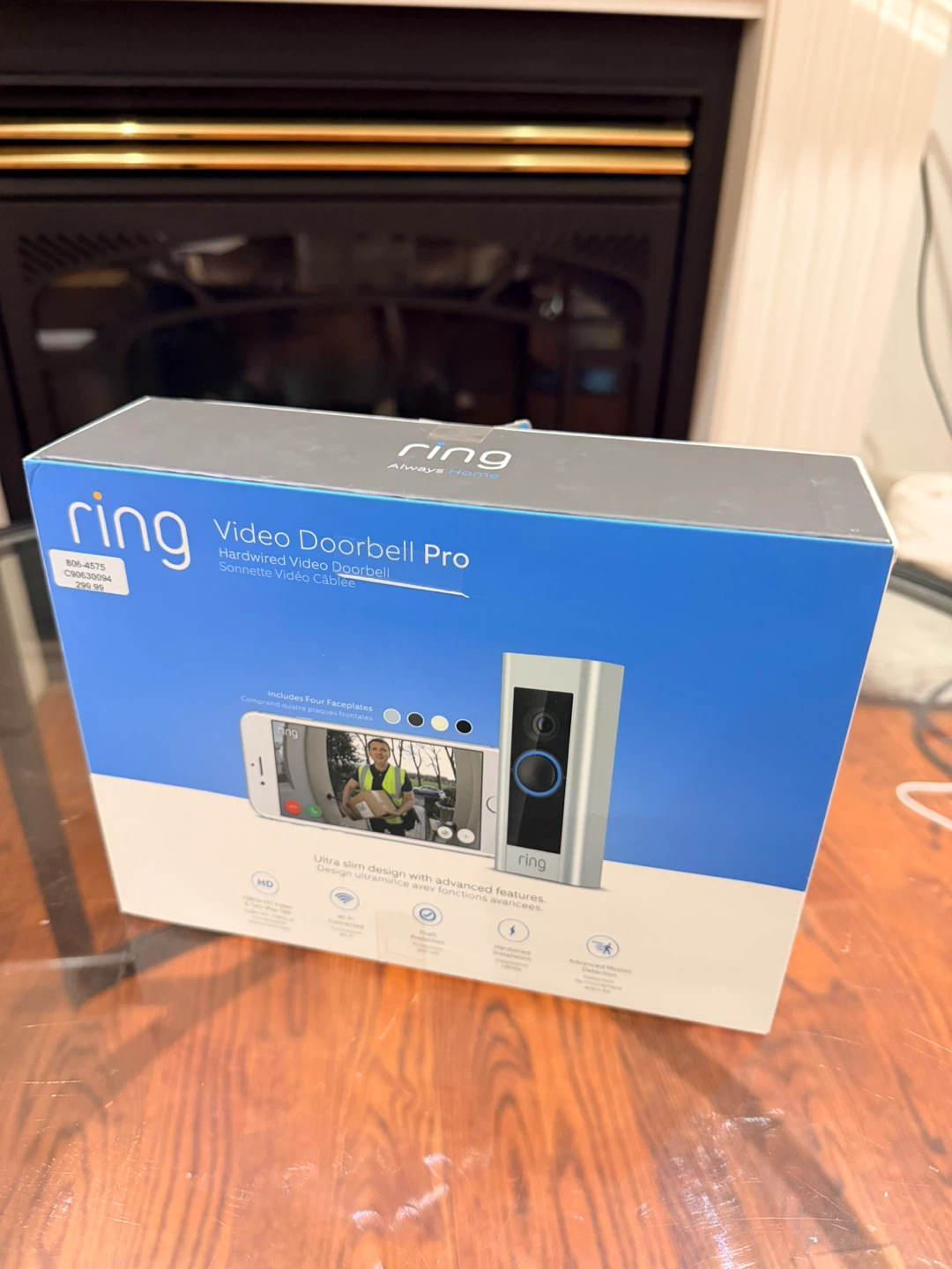 Ring Video Doorbell Pro – Hardwired 1080p HD – New Open Box