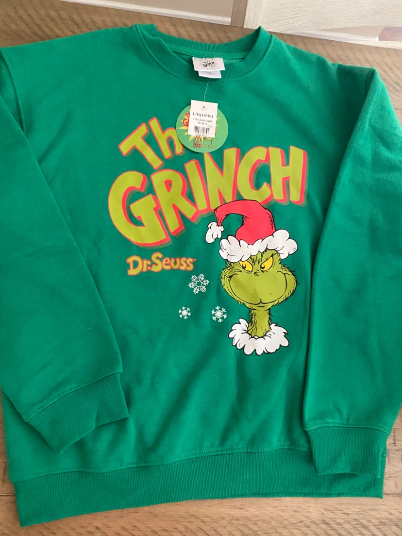 Dr. Seuss The Grinch Sweatshirt - Size L (14/16)