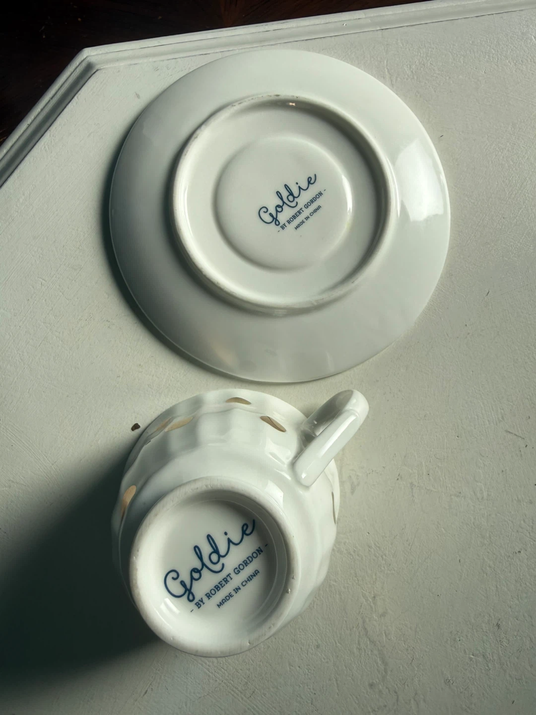 Teacup + saucer set from Goldie - photo 3