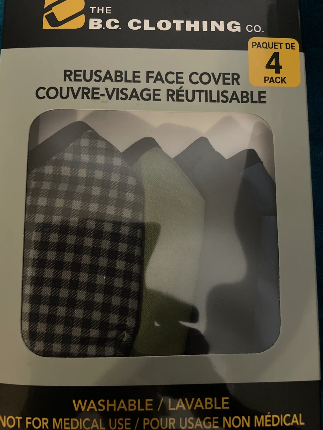 Reusable face mask