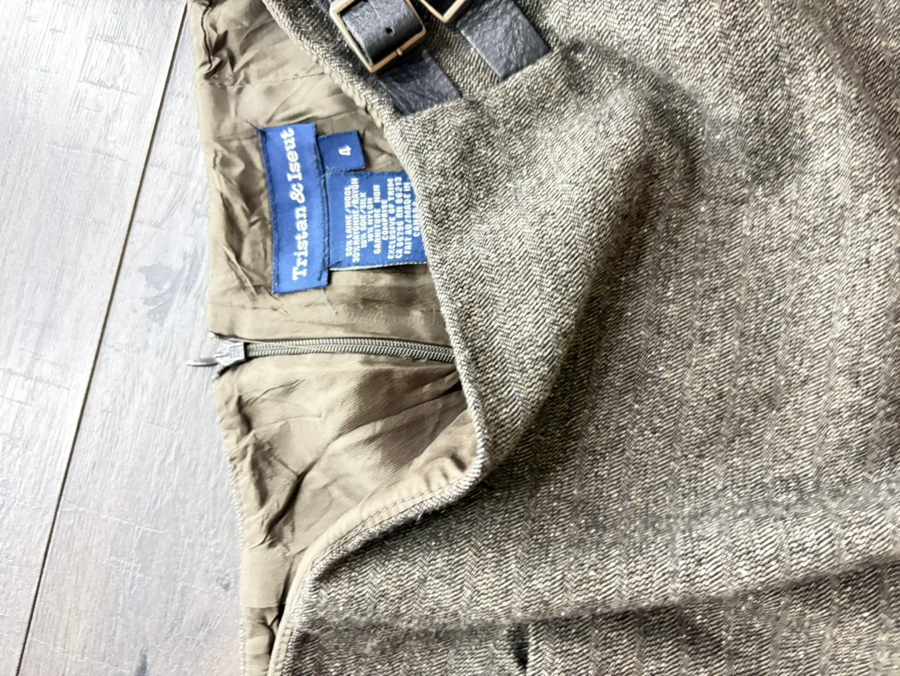 Tristan & Iseut Wool Blend Skirt Size 4 - photo 3