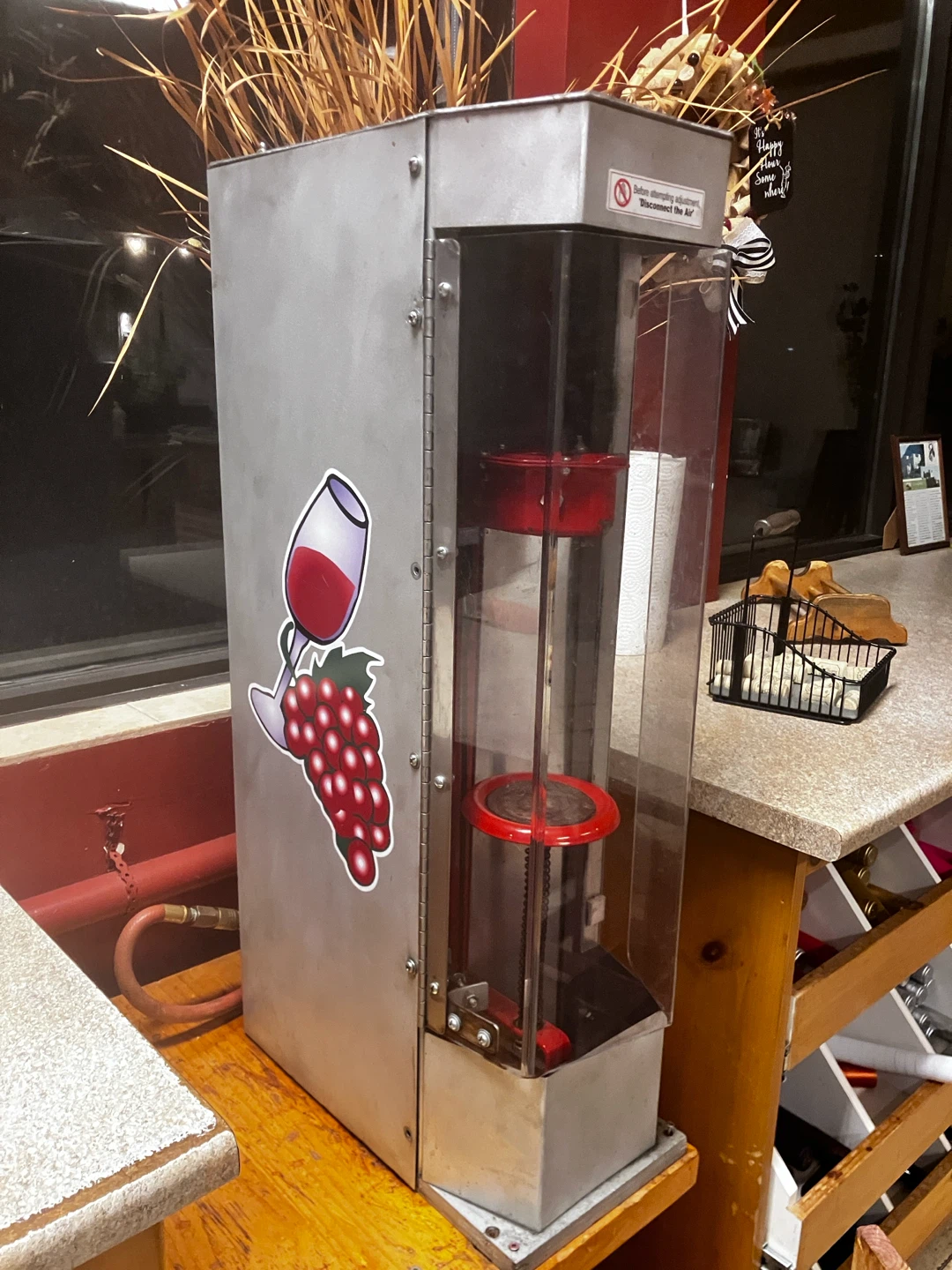Pneumatic Wine Bottle Corker