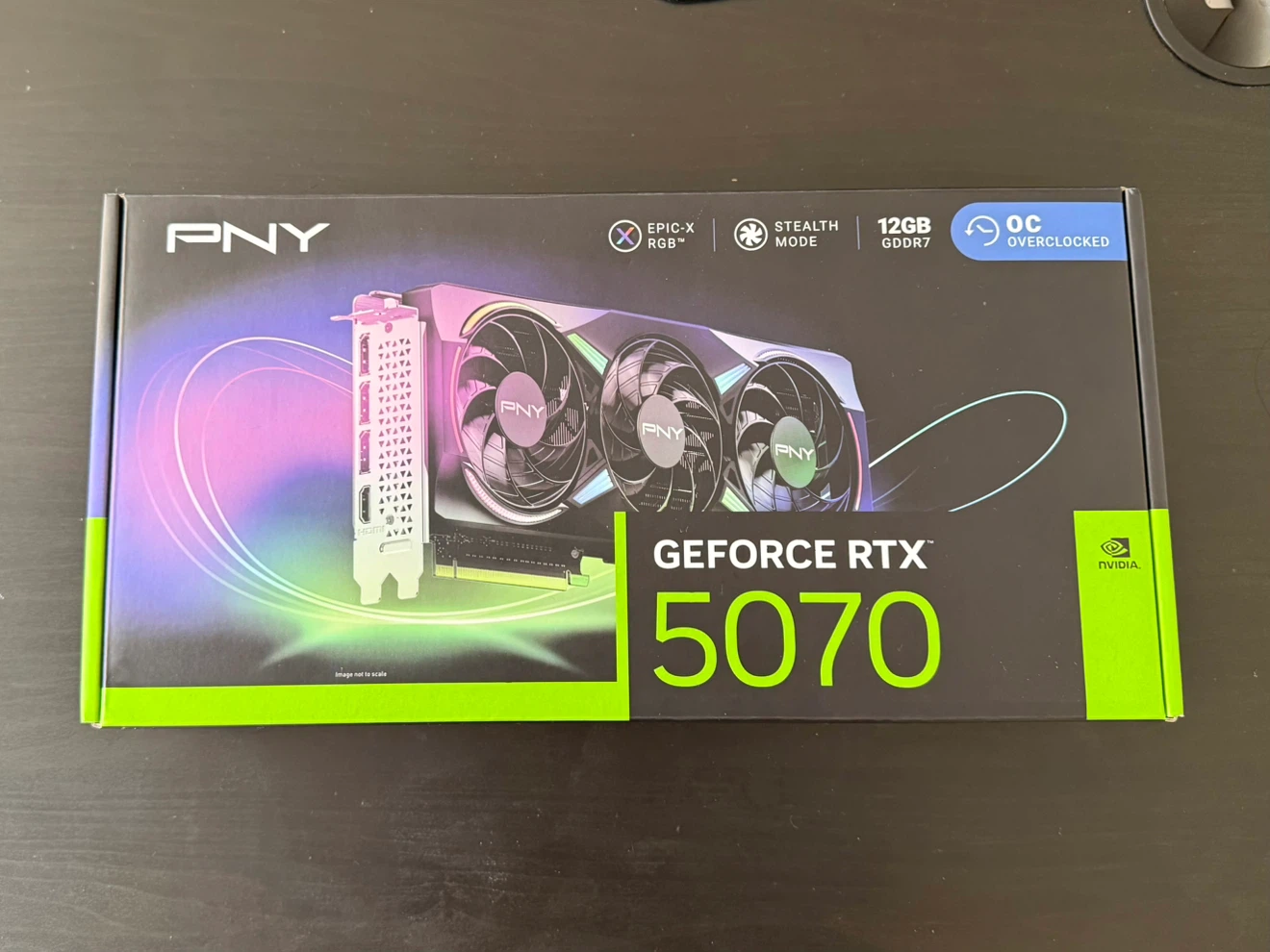PNY NVIDIA RTX 5070 EPIC-X RGB OC NEW Triple-Fan GeForce GPU