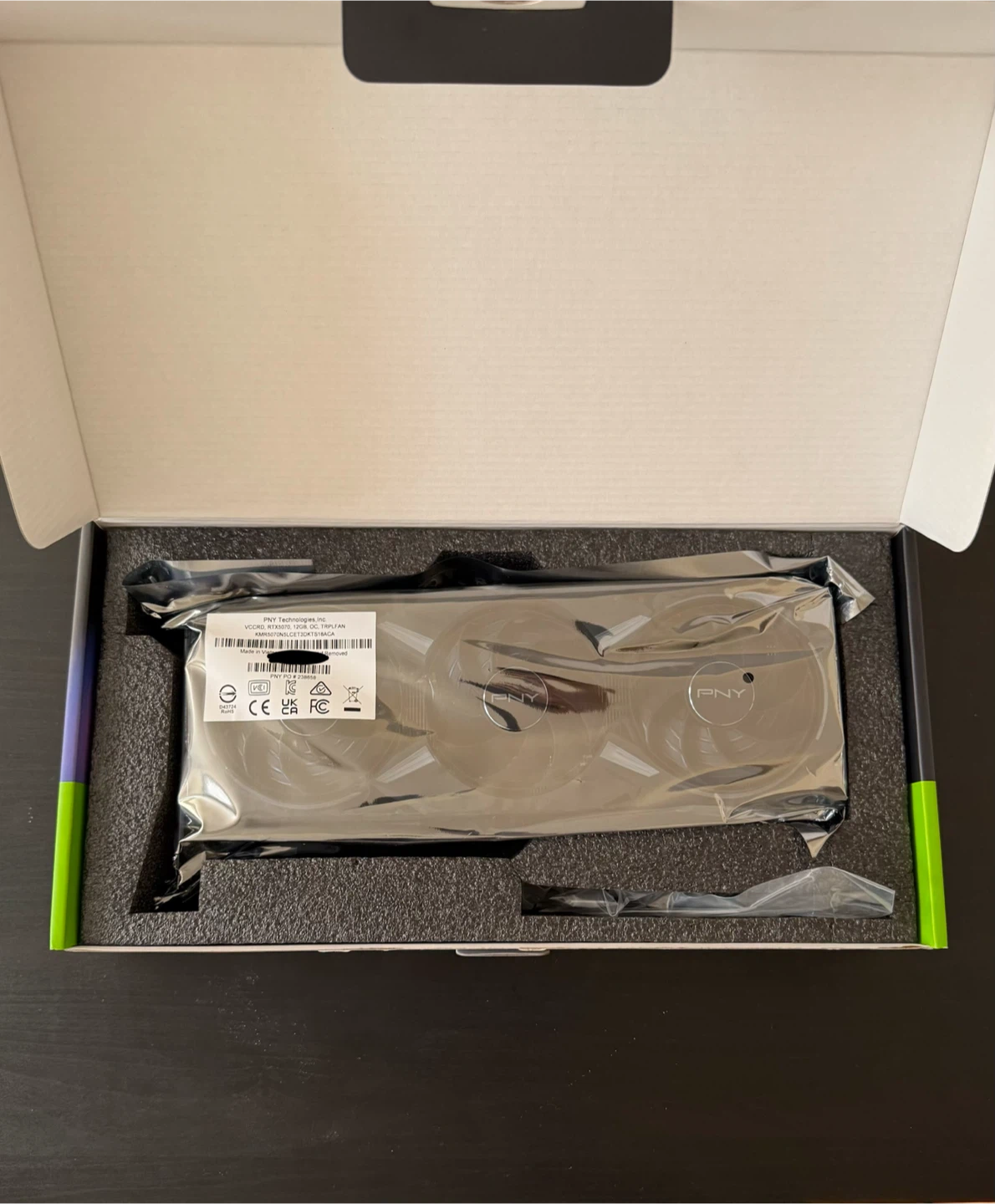 PNY NVIDIA RTX 5070 EPIC-X RGB OC NEW Triple-Fan GeForce GPU - photo 3