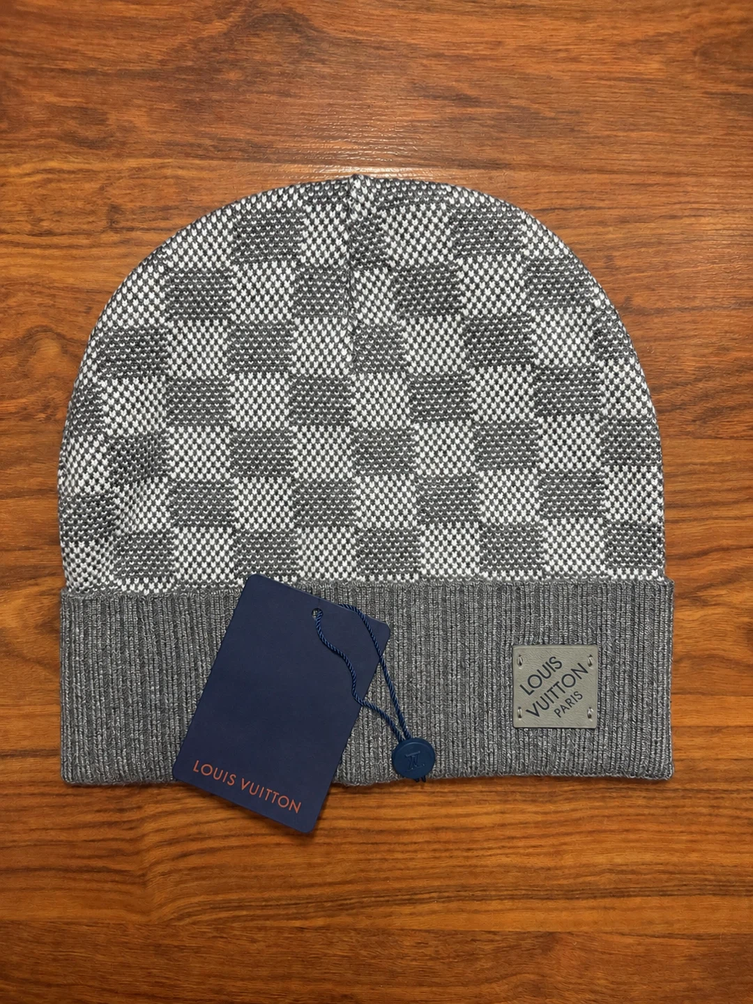 Louis Vuitton Damier Grey Beanie