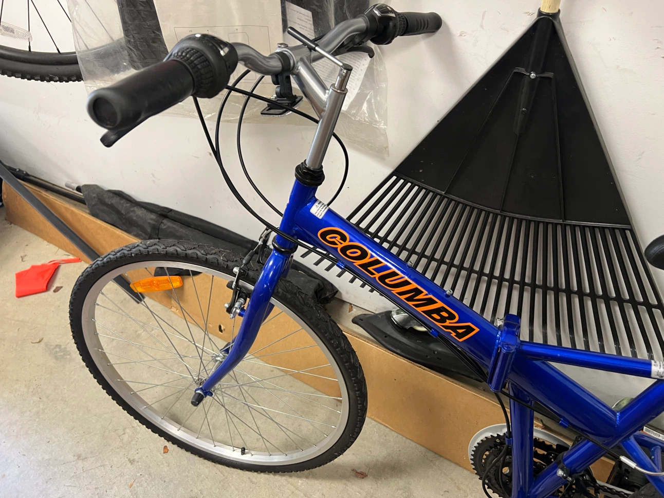 Columba Folding Bicycle Blue - photo 5