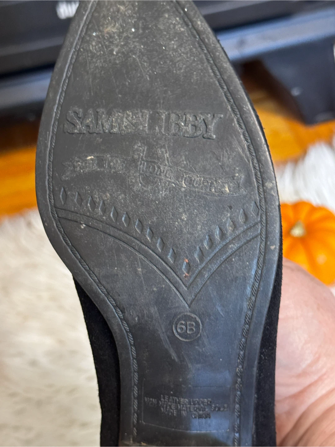 Sam & Libby black suede booties - photo 5
