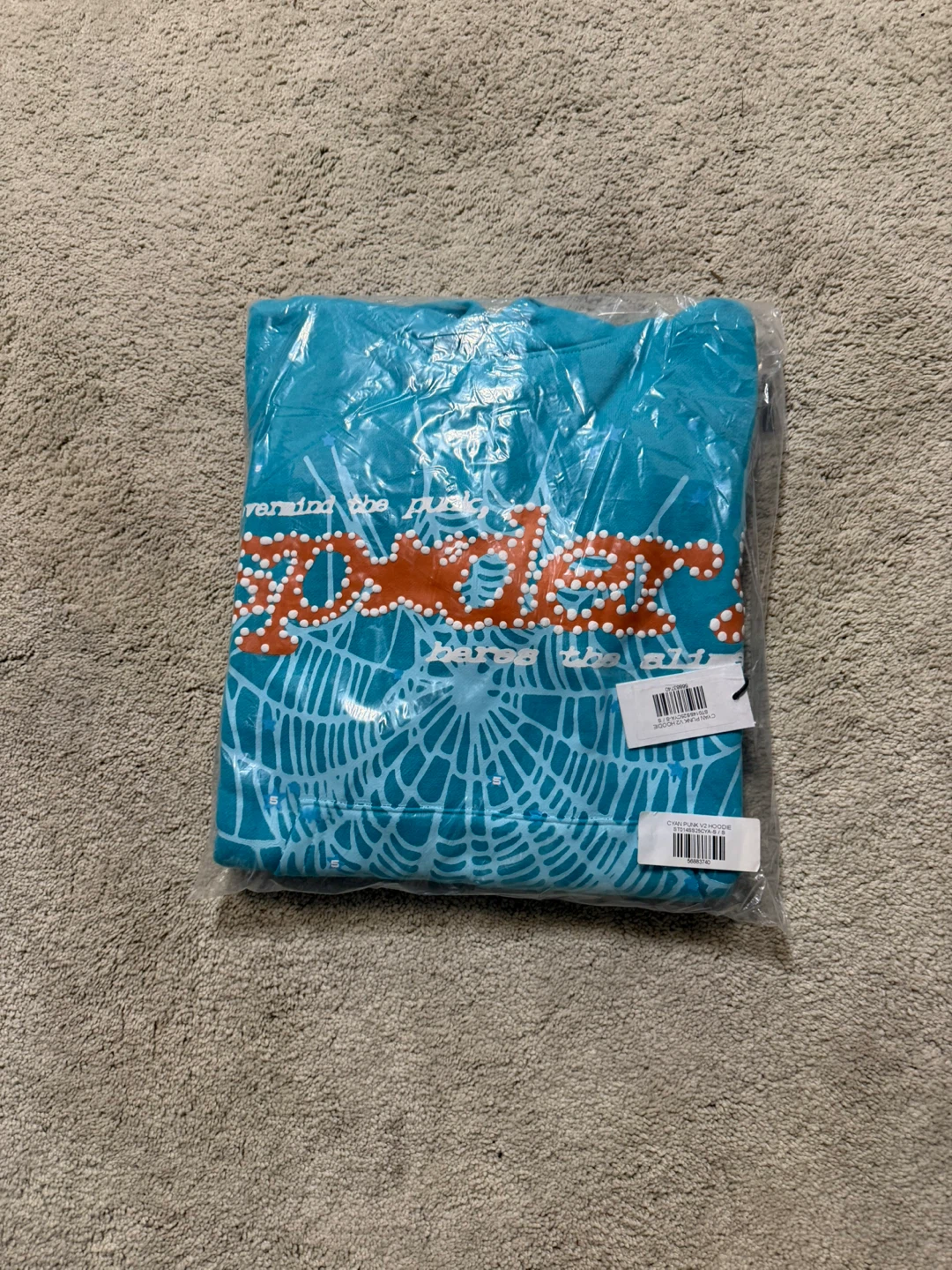 Spider Worldwide Cyan Punk V2 Hoodie