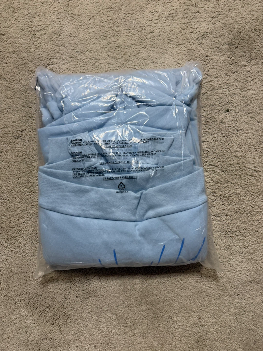 Sp5der Web Hoodie Light Blue - photo 2