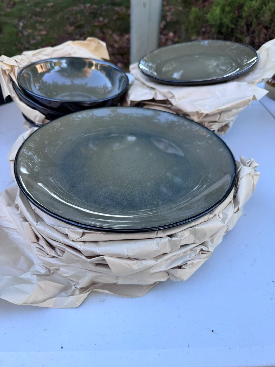 Set of Ceramic Plates and Bowls