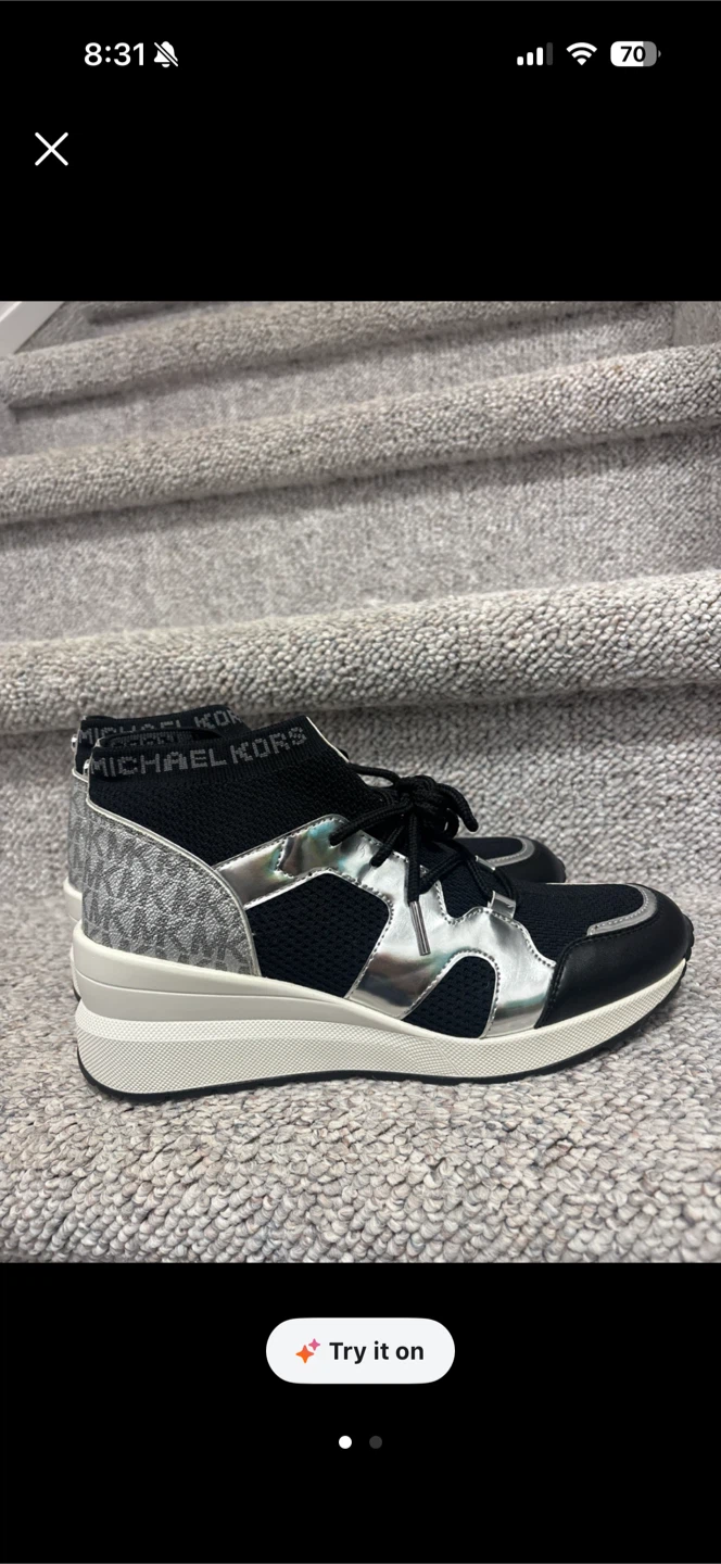 Michael Kors Women's Wedge Sneakers size 8.5