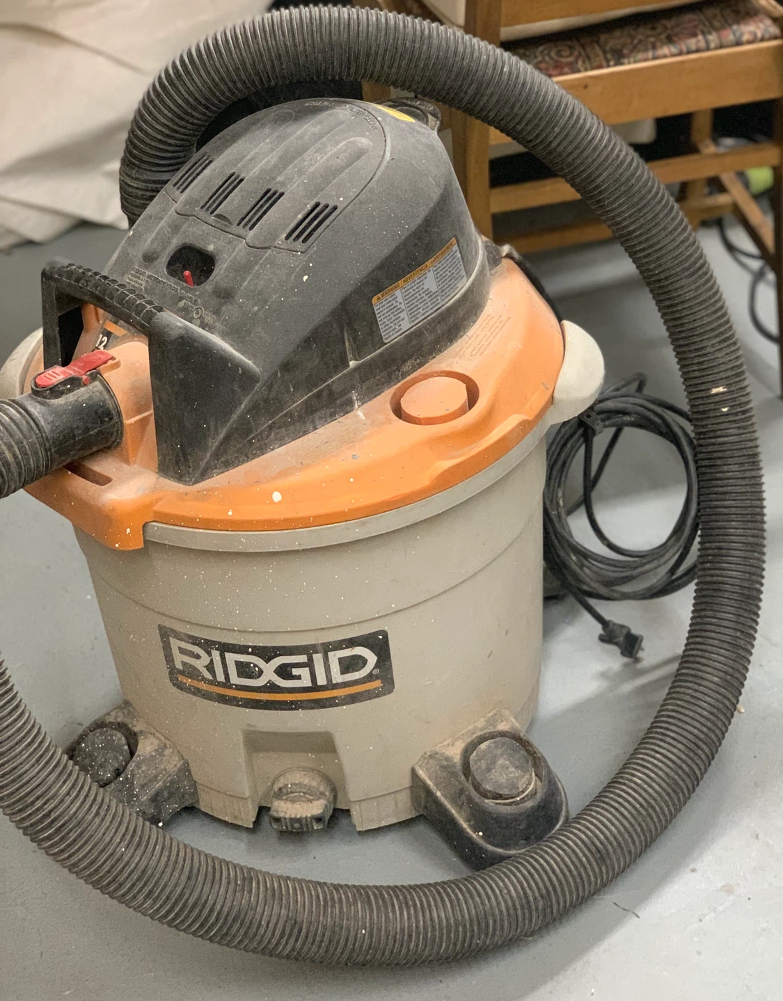 RIDGID 12-Gallon Shop Vac 5.0