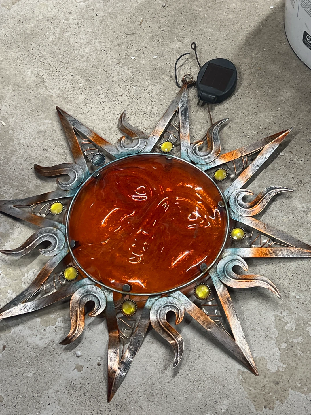 Solar Hanging Sun Wall Decor