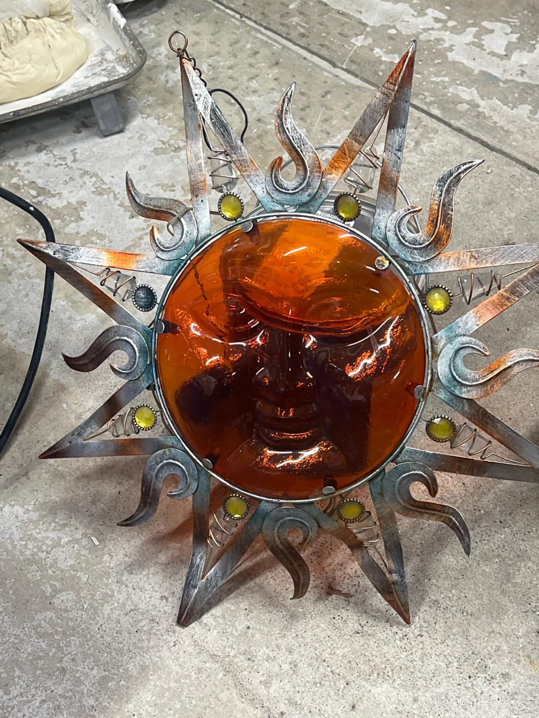 Solar Hanging Sun Wall Decor - photo 3