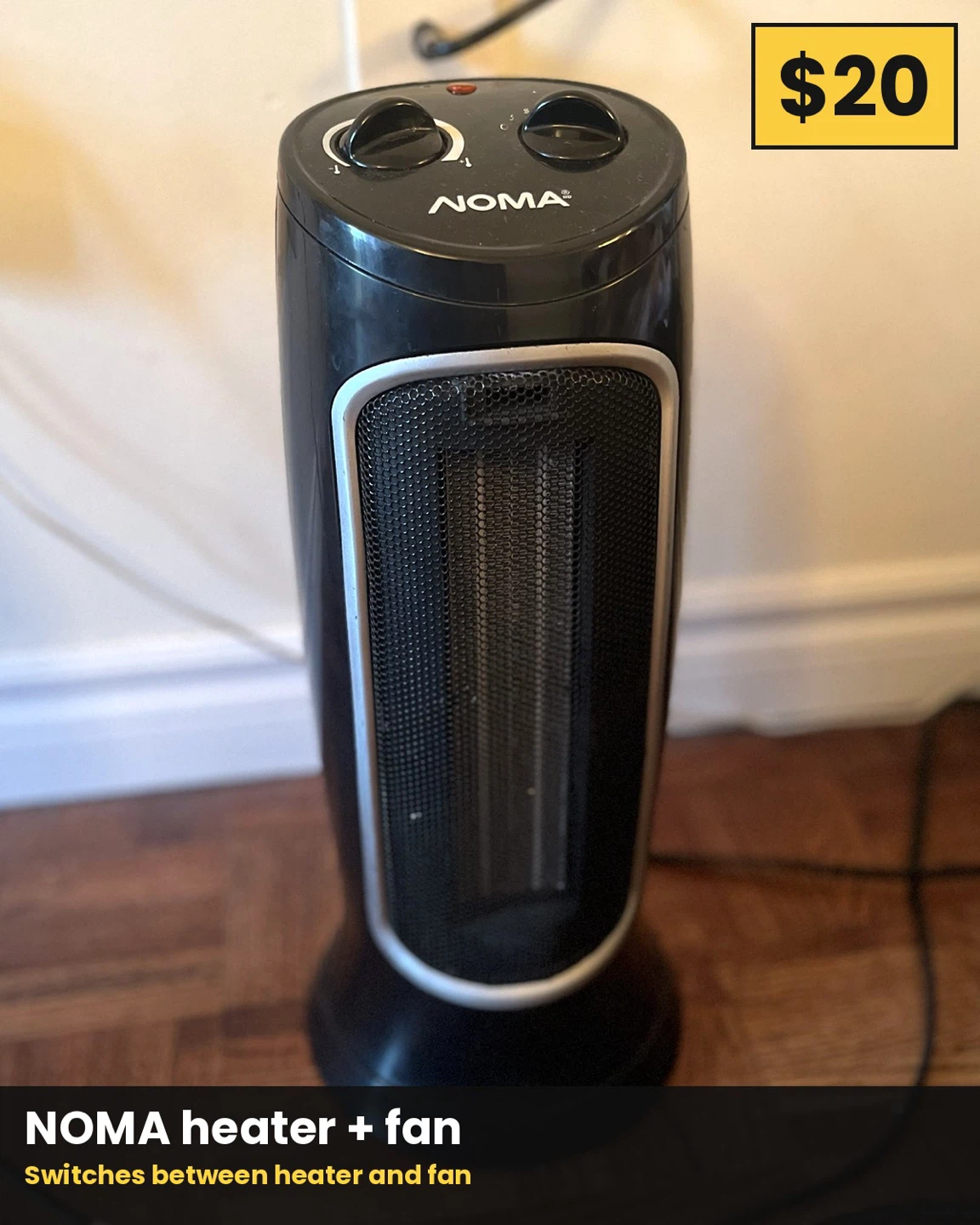 Honeywell fan, NOMA heater, and Senville tower fan - photo 2