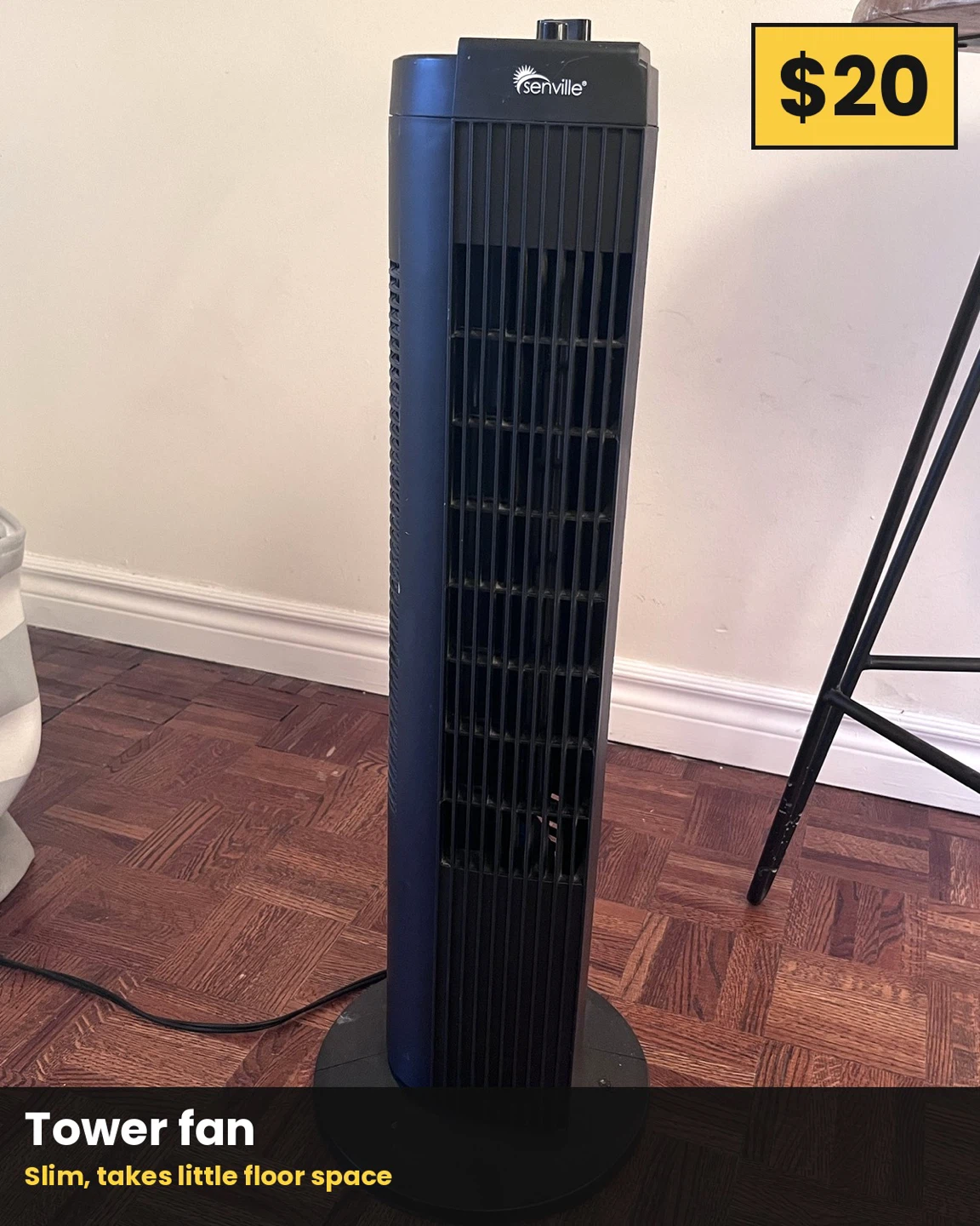Honeywell fan, NOMA heater, and Senville tower fan - photo 4