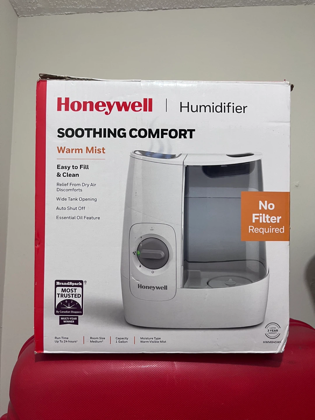 Honeywell Soothing Comfort Warm Mist Humidifier