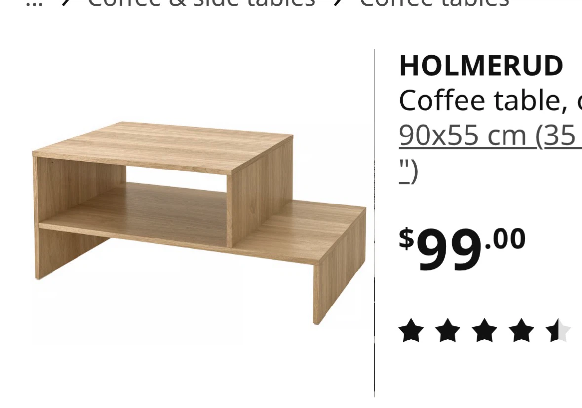 IKEA HOLMERUD Coffee Table