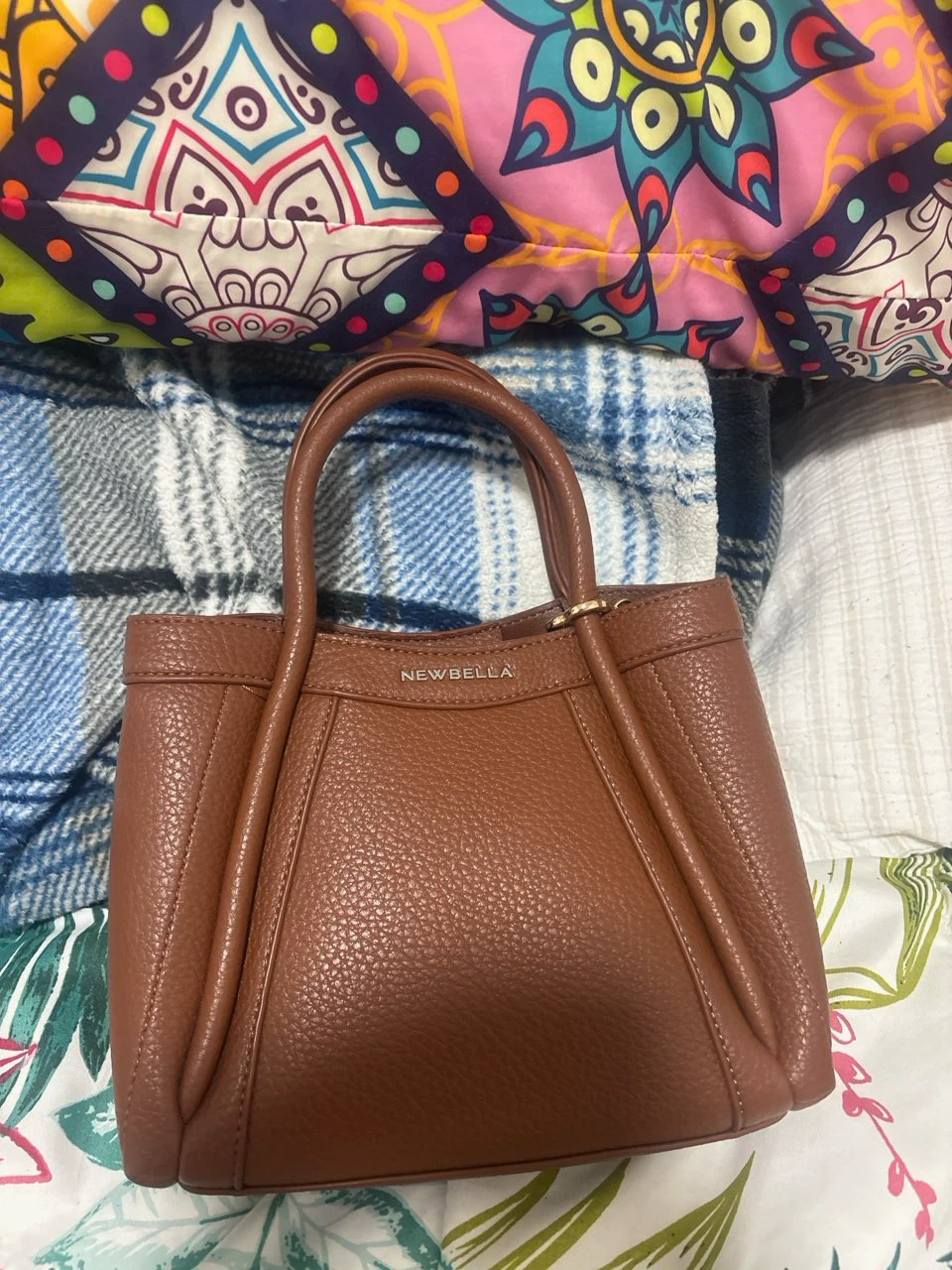 Newbella Brown Tote Handbag - photo 2
