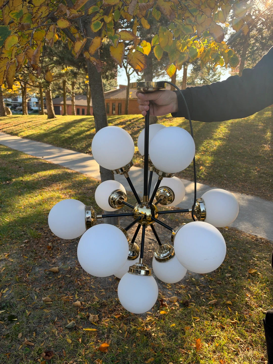 Modern Sputnik Globe Chandelier - photo 2