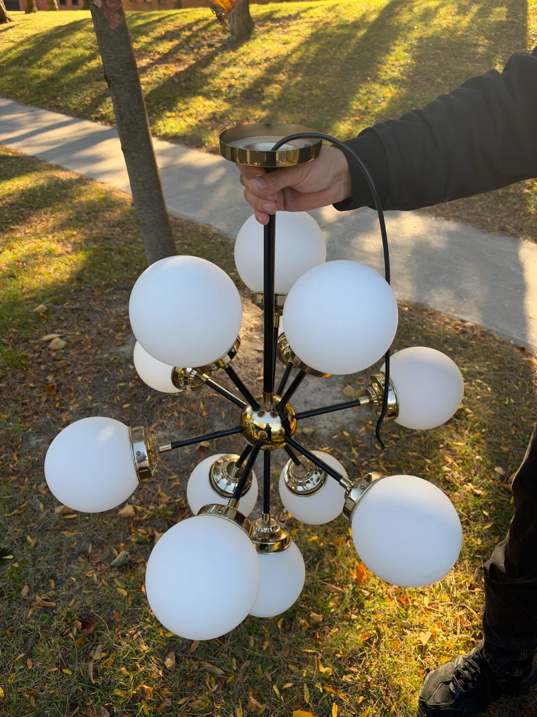 Modern Sputnik Globe Chandelier - photo 3