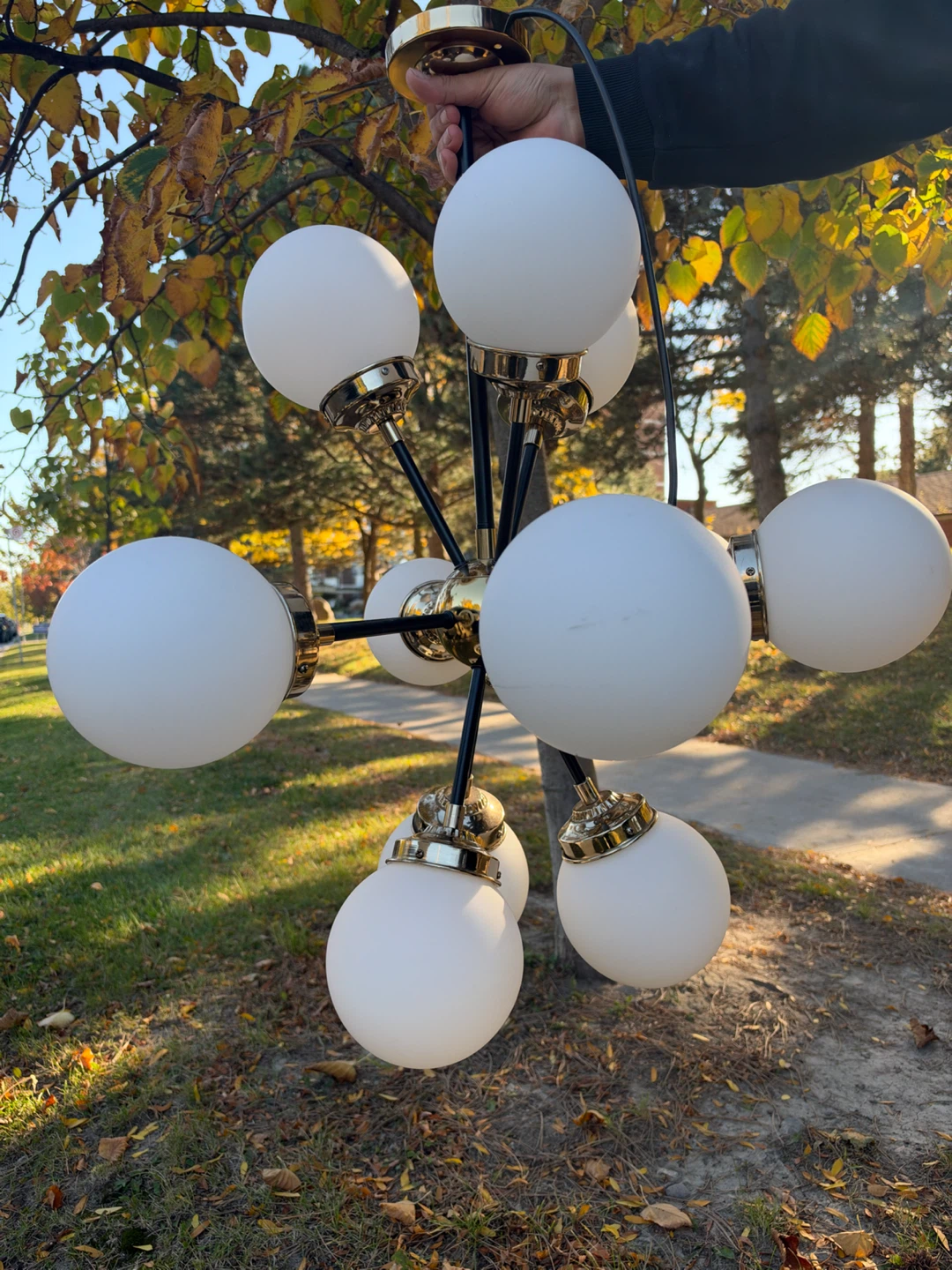 Modern Sputnik Globe Chandelier - photo 4