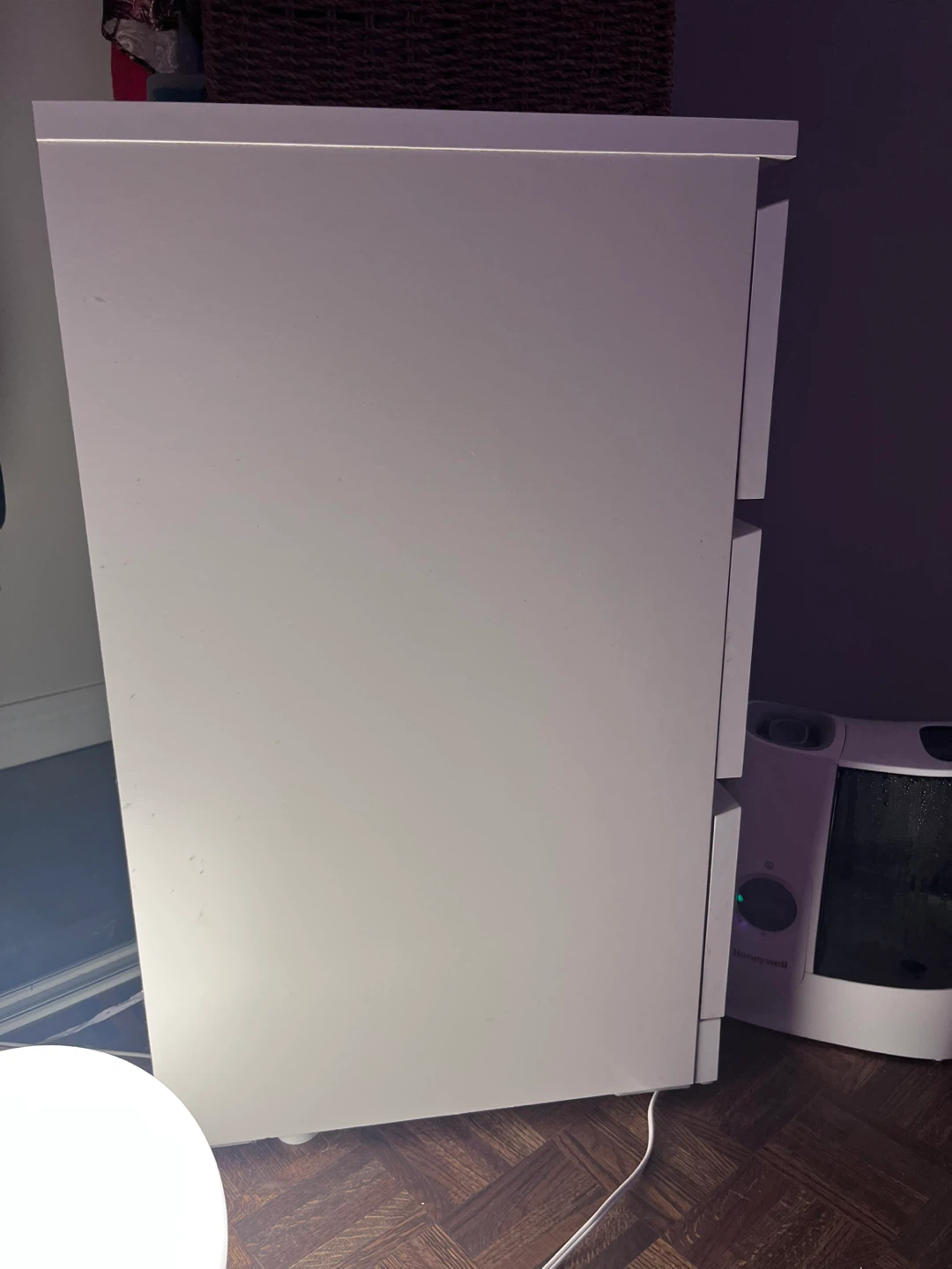 White 3-Drawer Dresser - photo 3
